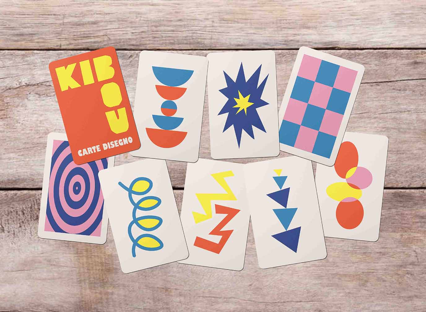 Foto delle carte del gioco Kibou