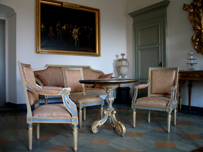 Foto dell'appartamento reale della Basilica di Superga