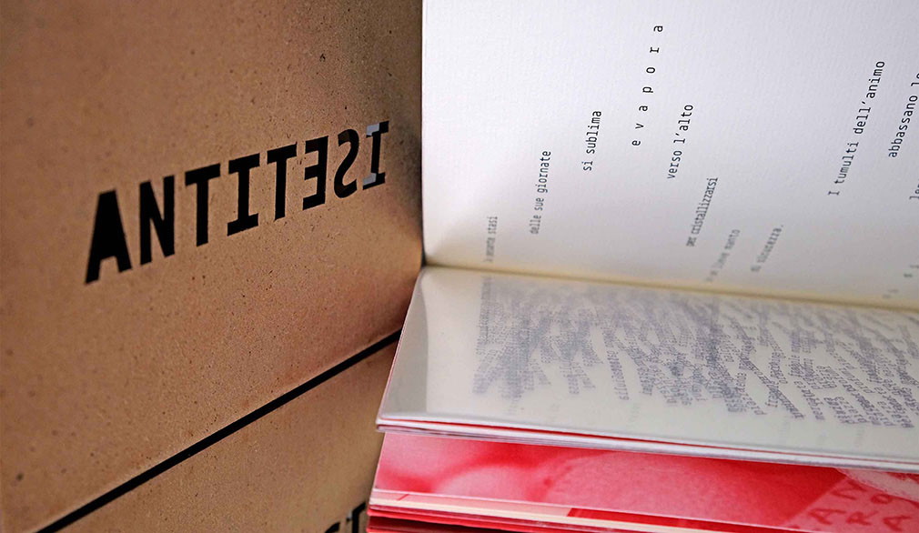 Foto dell'interno del libro Antitesi
